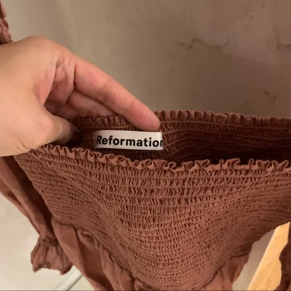 🤩 Reformation Dunes Dress sz4 - Picture 8 of 12